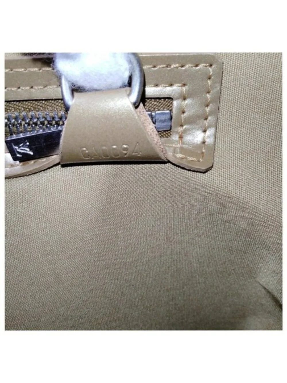 Authentic Louis Vuitton Stockton Monogram Mat Tote Bag Gold Leather Shoulder Bag